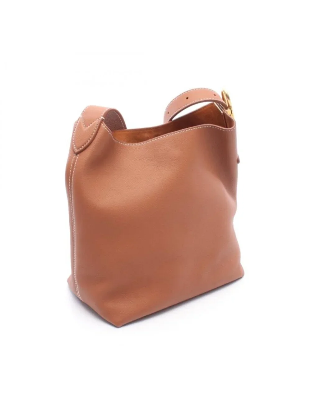 Louis Vuitton Shoulder Bag Lowkey Hobo PM Cognac Leather - Picture 2 of 6
